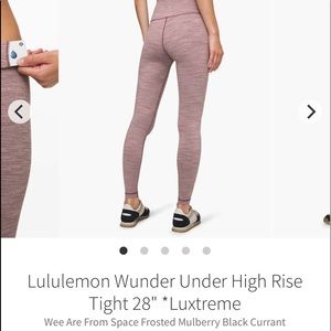 Lululemon Luxtreme Wunder Under 28”